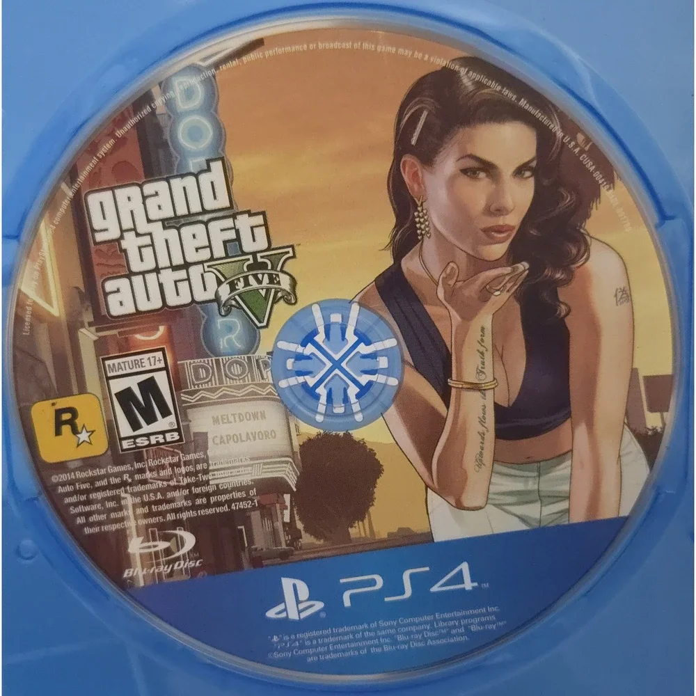 Grand Theft Auto V (GTA 5) - PlayStation 4 (PS4) - Case & Disc Only‎ - Tested